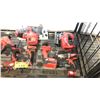Image 2 : MILWAUKEE POWER TOOLS INCLUDING 5 BATTERIES, 2 CHARGER AND BLACK CASE WITH BITS