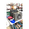 Image 1 : ROCKFORD FOSGATE R1 SUBWOOFER SPEAKER, FENDER GUITAR AMP JAM MODEL, 31" SKATEBOARD AND BULLS HAT