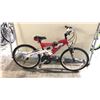 Image 2 : RED INFINITY GRAVITY FULL SUSPENSION 21 SPEED MOUNTAIN BIKE
