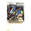 Image 1 : BIN OF MISCELLANEOUS HAND TOOLS INCL LEATHERMAN POCKET MULTI-TOOLS, WRENCH, HAMMER, BOLT CUTTER