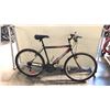 Image 2 : BLACK/RED SUPERCYCLE 26 SC 1800 FRONT SUSPENSION H10 STEEL, 18 SPEED SOLID BIKE
