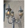 Image 1 : Outdoor Post Lamp on Concrete Base