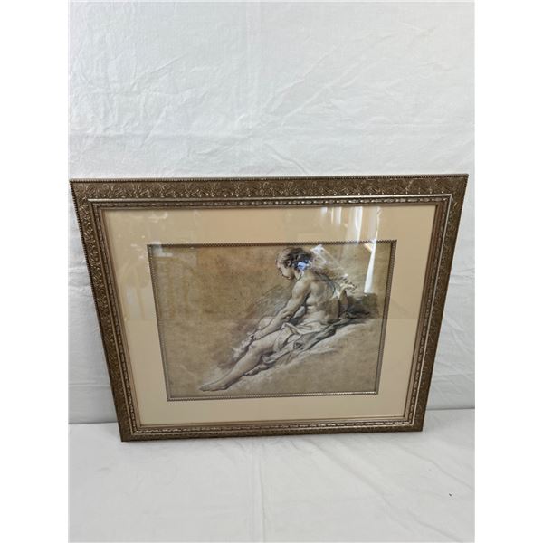 Framed Print Of Woman