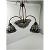 Image 1 : Stained Glass Effect Ceiling Lamp