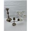 Image 1 : Silver Coloured Candle Holders