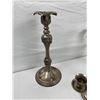 Image 2 : Silver Coloured Candle Holders