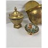 Image 4 : Assorted Brass Planter & Decor