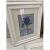 Image 3 : 3 Framed Floral Prints & Faux Flower Arrangement