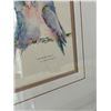 Image 3 : 3 Framed Lovebird Prints - Artist V. Pfeiffer