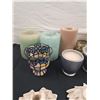 Image 2 : Assorted Candles, Holders & Incense Sticks