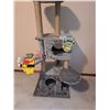 Image 1 : Upholstered Cat House & Cat Items