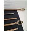 Image 3 : Assorted Curtain Rods & Wall Brackets