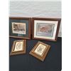 Image 1 : 4 Pieces Assorted Framed Artwork