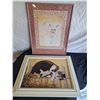 Image 1 : 2 Framed Cat Prints