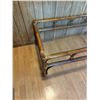 Image 2 : Bamboo Style Glass Top Table