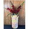 Image 1 : Decorative Vase with Artificial Flowers