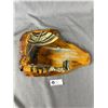 Image 1 : Lovely Hand Painted Burl Slice Signed Vadon. Approx. 16" x 10"