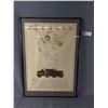 Image 1 : Metal Framed Packard Car Advertisement. Approx. 17" x 24"