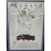 Image 2 : Metal Framed Packard Car Advertisement. Approx. 17" x 24"