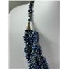 Image 2 : Genuine Multi-Strand Sodalite Necklace. Approx. 18" L