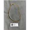 Image 1 : 18" Gold Necklace w/ Pearl Clasp