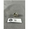 Image 2 : Simulated Diamond Mens Dollar Sign Ring.