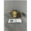 Image 1 : Massive Cameo Rhinestone Cuff Bracelet