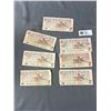 Image 2 : 7 1986 Canadian $2 Paper Bills