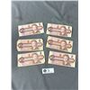 Image 1 : 6 1986 Canadian $2 Paper Bills