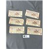 Image 2 : 6 1986 Canadian $2 Paper Bills