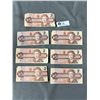 Image 1 : 7 1986 Canadian $2 Paper Bills