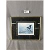 Image 1 : Framed "Great Blue Heron" Print By B.C. Artist Don Li-Leger. Approx. 13.5" x 11"
