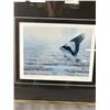 Image 2 : Framed "Great Blue Heron" Print By B.C. Artist Don Li-Leger. Approx. 13.5" x 11"