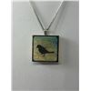 Image 2 : Crow 1.5" Pendant On 18" Necklace