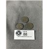 Image 1 : 3 Early Canadian 5c Coins 1927.1929 & 1933