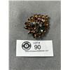 Image 1 : Fabulous 1940's-50's Multi Colour Rhinestone Brooch