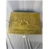 Image 3 : Vintage Brass Covered Wood Box. Approx. 19" x 13.5" x 13"