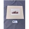 Image 1 : Ltd Ed. 81/200 Signed & Matted Boat Print Approx. 9 3/4" x 8 1/4"