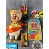 Image 2 : Lot Of Vintage Collectibles Including Mr. Nabob Tea, Button Pins, Seashells & More