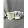 Image 2 : Vintage Medalata Mug, Rare Barbers Goose Grease Shaving Cup, Black Americana Figure and Slag? Glass 