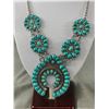 Image 2 : Navajo Style Turqouise Costume Necklace
