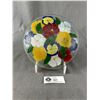Image 2 : Pretty Artist Signed Art Glass Plate w/ Stand