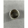 Image 3 : Vintage Sterling Silver Napkin Ring w/ Raised Floral Band