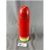 Image 2 : Vintage Sure Vac Metal Thermos w/ Cork Stopper & Glass Insert
