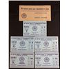 Image 2 : Very Rare 1954 Empire Games Ticket Folder and 4 Tickets