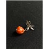 Image 3 : Very Pretty Pair of Sterling and Amber Hummingbird Earrings
