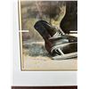 Image 2 : Framed & Matted Print 1972 "Skates" By Ken Danby. Approx. 18.5" x 25.5"