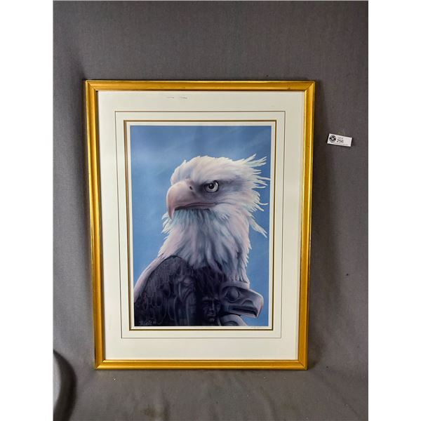 Ltd Ed 15/25 "Tshimshian Images" Signed Bill Helin, Tsimshian B.C. Artist. Approx. 22.5" x 29.5"