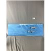 Image 2 : 2 Signed Acrylic Paintings On Canvas. Sharks Is 12" x 35" & Figure In Doorway Is 24" x 24"