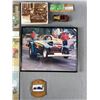 Image 2 : Car Décor Lot - 9 European Classic Car Pictures (8"x8"), Matchbox Packard, 11" x 14" RaceCar Photo &